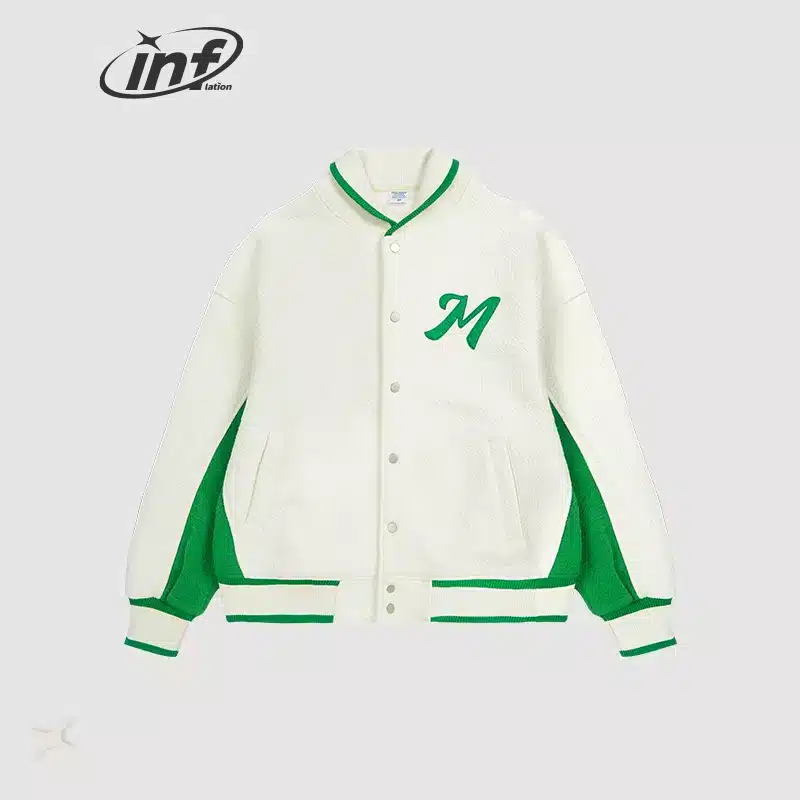 ⁦מעיל גברים בייסבול- ברנדי (משלוח חינם)⁩ – תמונה ⁦3⁩