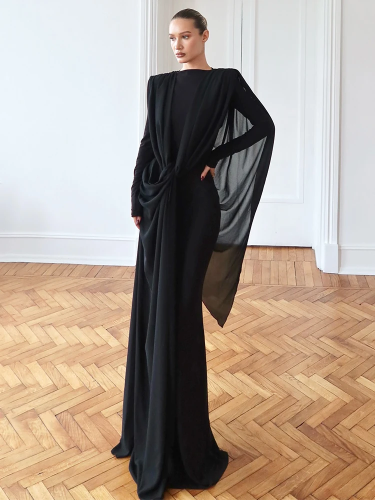 שמלת פטצ'וורק של סיסטרלינדה לנשים בסגנון חדש ומרהיב, מתאימה לאירועים מיוחדים ולמסיבות ערב, מרשימה, מקסי אלגנטית (משלוח חינם)