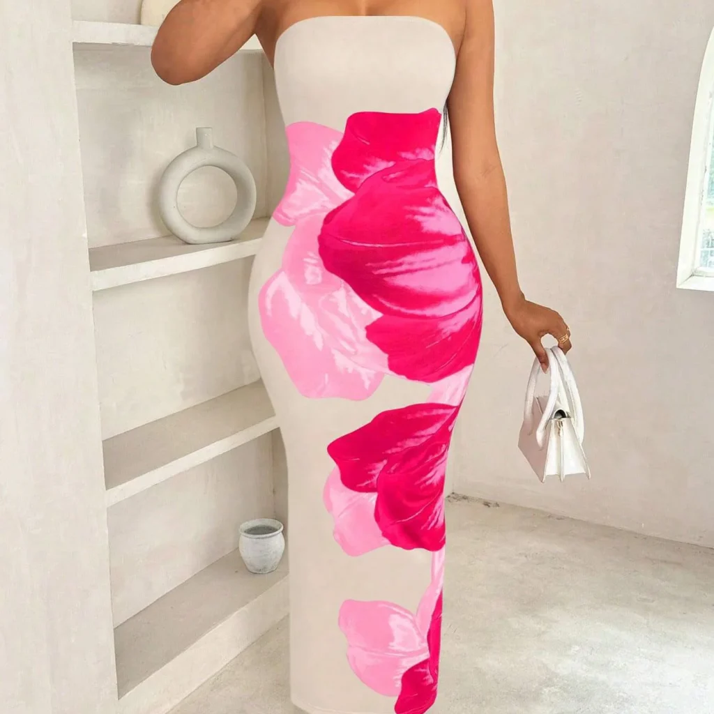 שמלה בסגנון אתוס אלגנטי (משלוח חינם)