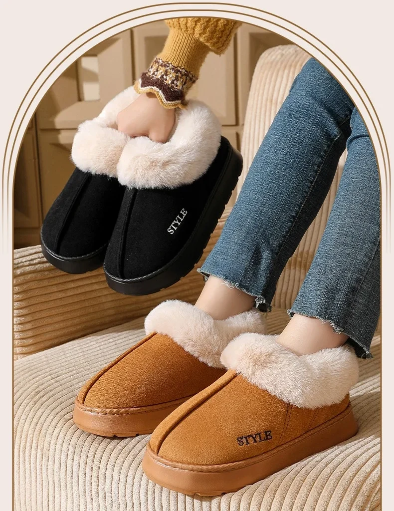 נעלי צמר עבות וחמות לנשים (משלוח חינם)