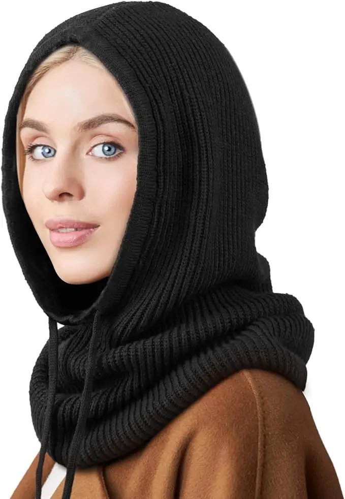 צעיף עם כובע מחמם במיוחד לחורף לנשים (משלוח חינם)